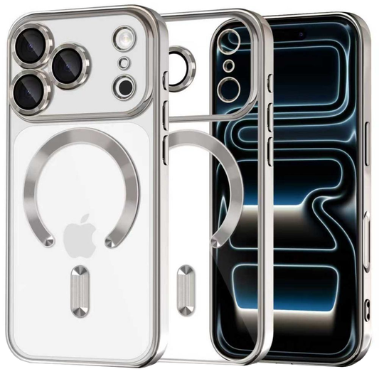 MagSafe-deksel for Apple iPhone 17 Pro, Tech-Protect, Magflex, Sølv