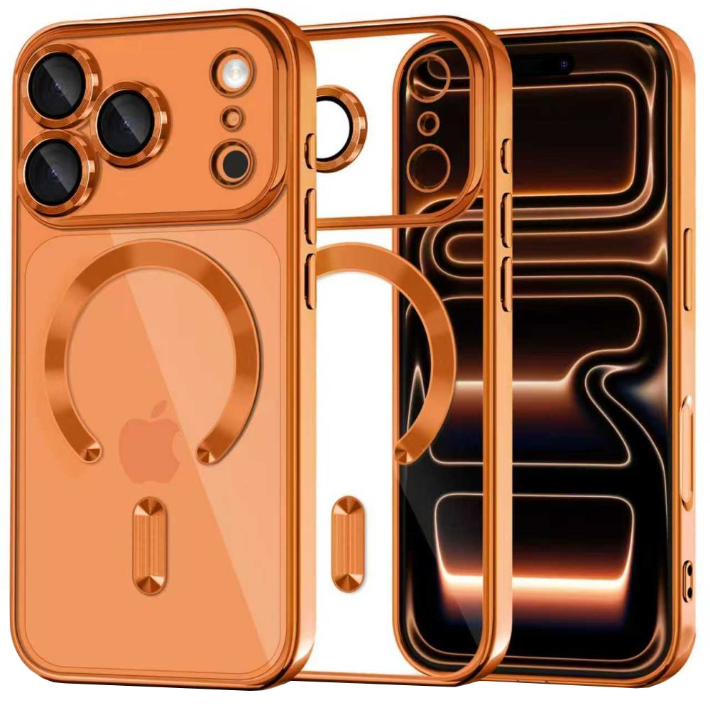 MagSafe-deksel for Apple iPhone 17 Pro, Tech-Protect, Magflex, Oransje