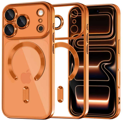 MagSafe-deksel for Apple iPhone 17 Pro, Tech-Protect, Magflex, Oransje