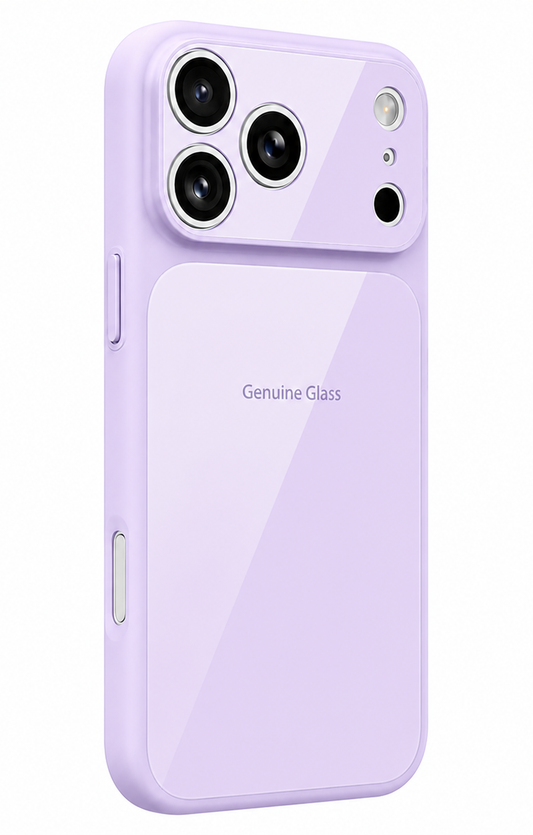 MagSafe-deksel for Apple iPhone 16 Pro, OEM, Genuine Glass, Lilla