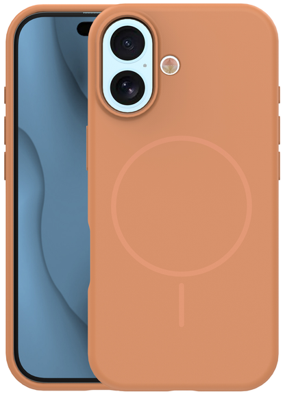 MagSafe-deksel for Apple iPhone 17, OEM, Silicone Thin, Oransje
