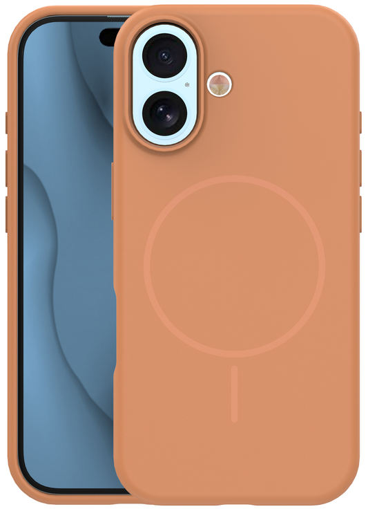 MagSafe-deksel for Apple iPhone 17, OEM, Silicone Thin, Oransje