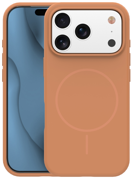 MagSafe-deksel for Apple iPhone 17 Pro Max, OEM, Silicone Thin, Oransje