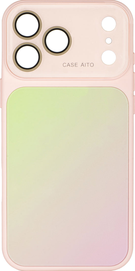MagSafe-deksel for Apple iPhone 17 Pro Max, OEM, Gradient, Rosa Grønn