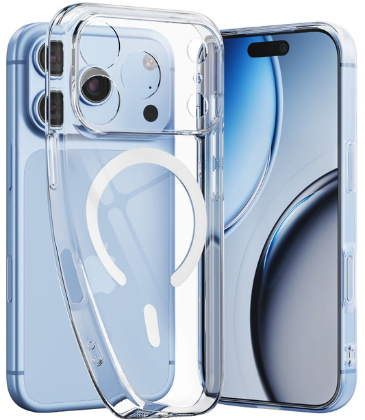 MagSafe-deksel for Apple iPhone 18 Pro / 17 Pro, Tech-Protect, Flexair, Transparent