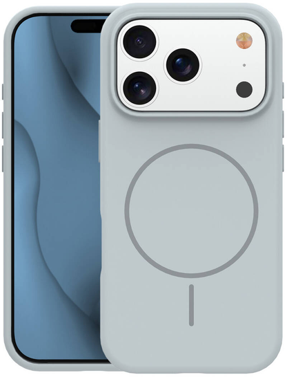 MagSafe-deksel for Apple iPhone 18 Pro Max / 17 Pro Max, OEM, Tynt silikon, Grå