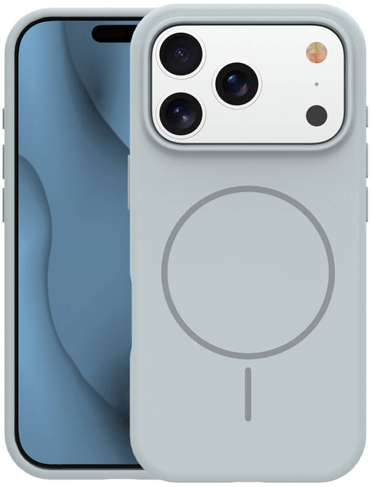 MagSafe-deksel for Apple iPhone 18 Pro Max / 17 Pro Max, OEM, Tynt silikon, Grå