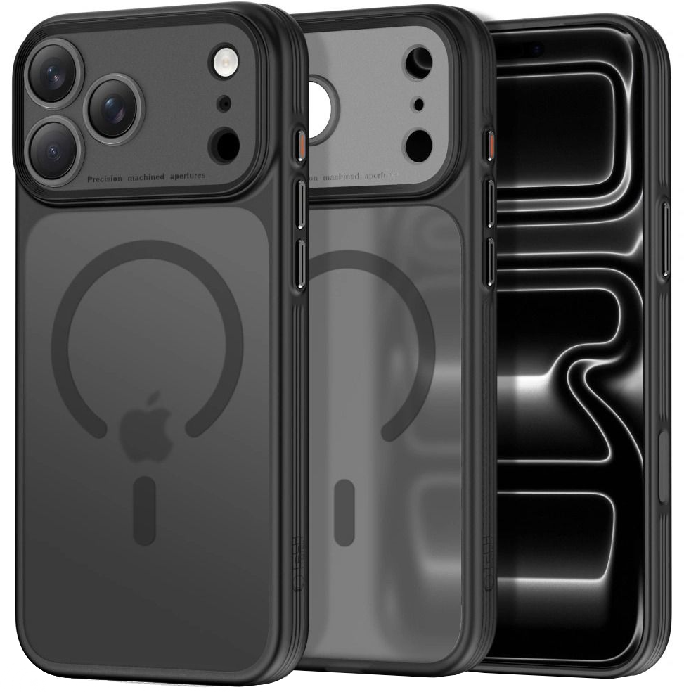 MagSafe-deksel for Apple iPhone 18 Pro Max / 17 Pro Max, Tech-Protect, MagPrime CC, Matt svart