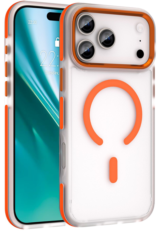 MagSafe-deksel for Apple iPhone 18 Pro / 17 Pro, Etteri, Icy Mag, Oransje