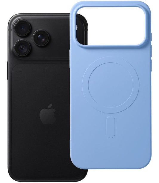 MagSafe-deksel for Apple iPhone 18 Pro Max / 17 Pro Max, OEM, Silicone Mag (Big Hole), blå