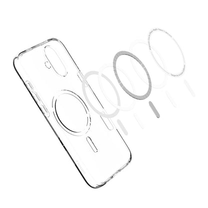 MagSafe-deksel for Apple iPhone 16 Plus, Spigen, Liquid Crystal, Transparent ACS08388