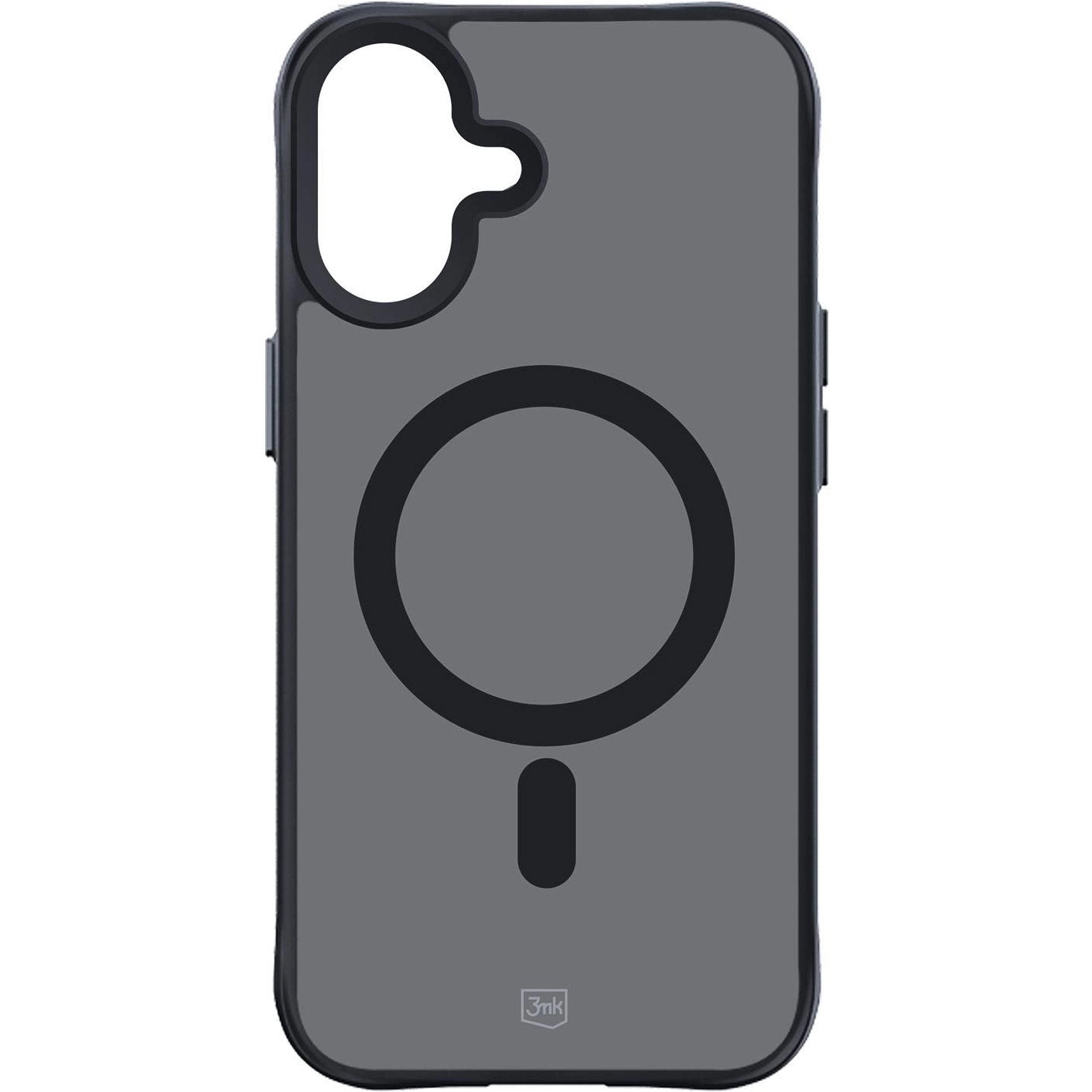MagSafe-deksel for Apple iPhone 16, 3MK, Smoke MagCase, svart