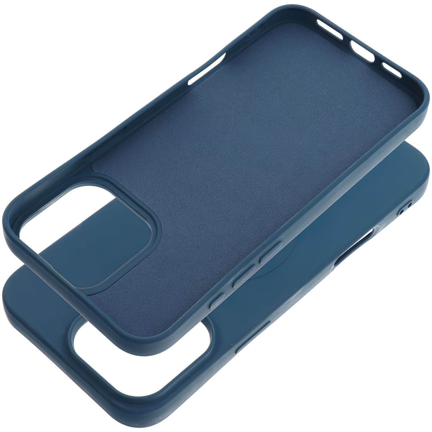 MagSafe-deksel for Apple iPhone 16 Pro Max, OEM, Silicone Mag (Big Hole), Blå