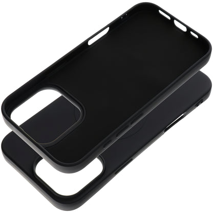 MagSafe-deksel for Apple iPhone 16 Pro Max, OEM, Silicone Mag (Big Hole), svart