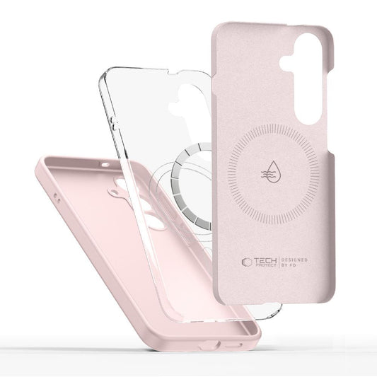 MagSafe-deksel for Apple iPhone 16e, Tech-Protect, Liquid Silicone, Rosa