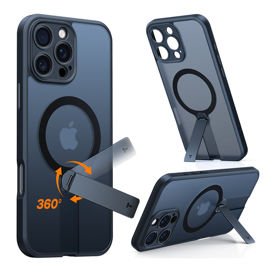 MagSafe-deksel for Apple iPhone 16 Pro Max, Torras, Pstand Spin, Svart