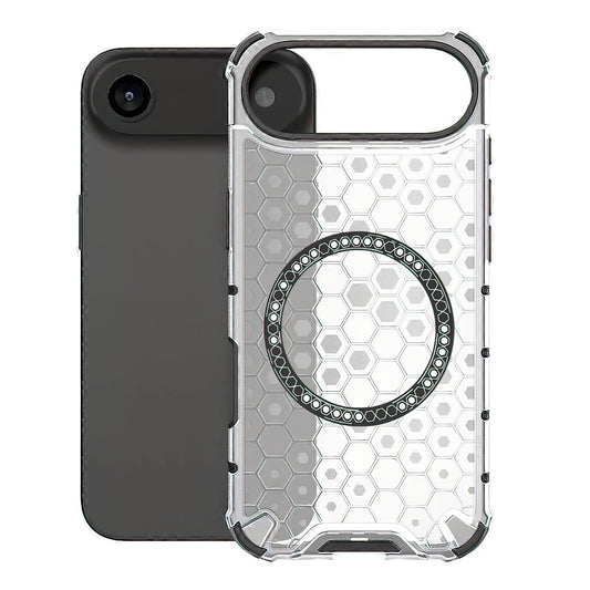 MagSafe-deksel for Apple iPhone 17 Air, Techsuit, HoneyComb Shield, Hvit