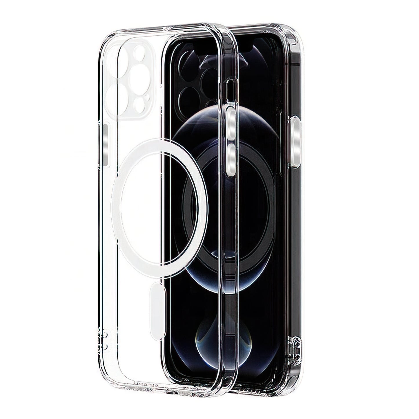 MagSafe-deksel for Apple iPhone 16 Pro, OEM, Klar med kamerabeskyttelse, Transparent