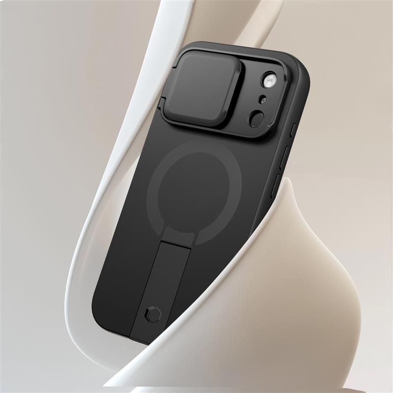 MagSafe-deksel for Apple iPhone 17 Pro, Tech-Protect, Kevlar Aura, Svart