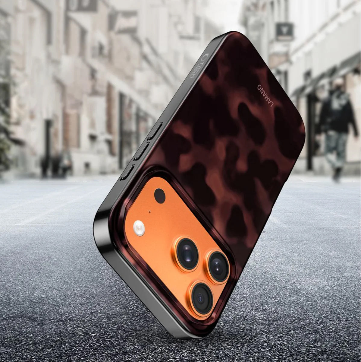 MagSafe-deksel for Apple iPhone 17 Pro Max, Tech-Protect, Lamano Panther, Svart