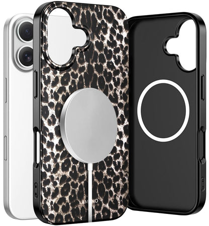 MagSafe-deksel for Apple iPhone 17, Tech-Protect, Lamano Leopard, Svart