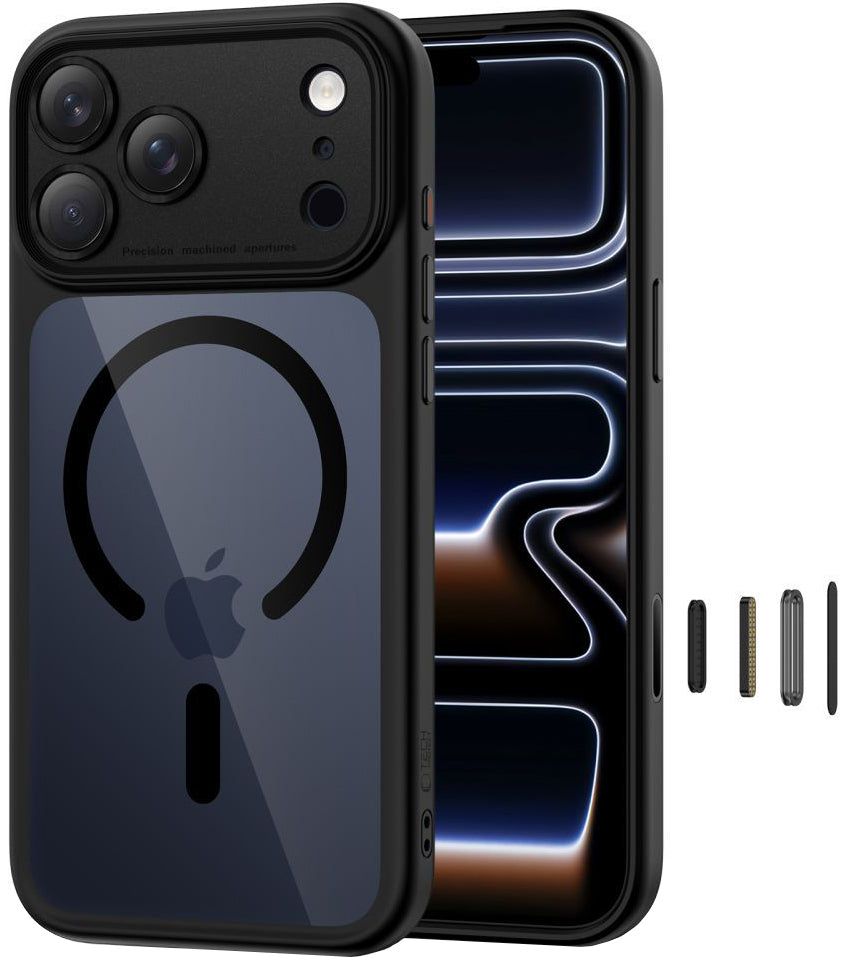 MagSafe-deksel for Apple iPhone 17 Pro, Tech-Protect, MagPeak, Marineblå