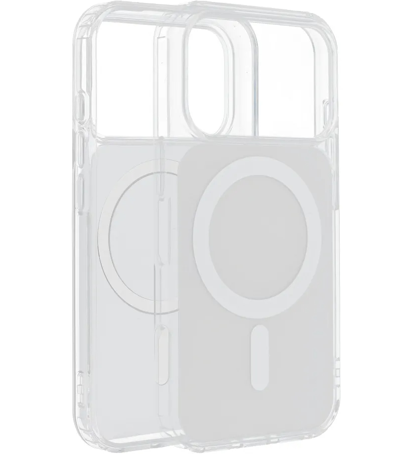 MagSafe-deksel for Apple iPhone 17e / 16e, OEM, Clear Fusion Mag Cover, Hvit