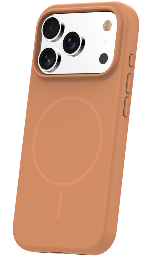 MagSafe-deksel for Apple iPhone 17 Pro Max, OEM, Silicone Thin, Oransje
