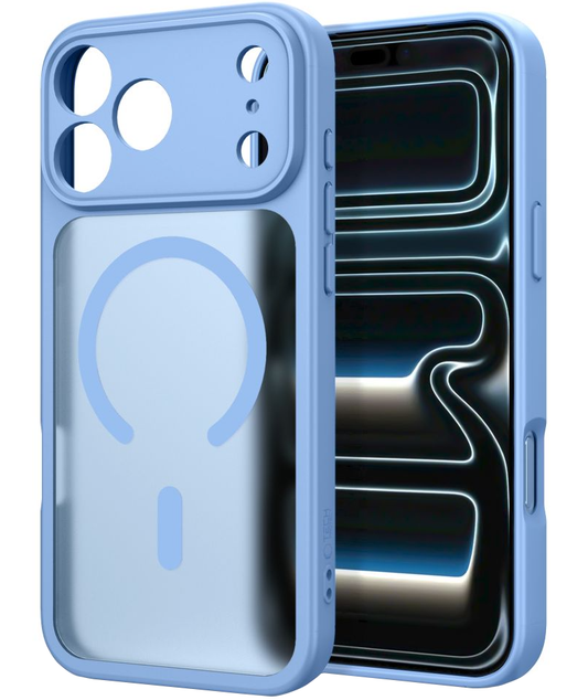 MagSafe-deksel for Apple iPhone 18 Pro / 17 Pro, Tech-Protect, BasicMag, Matt blå