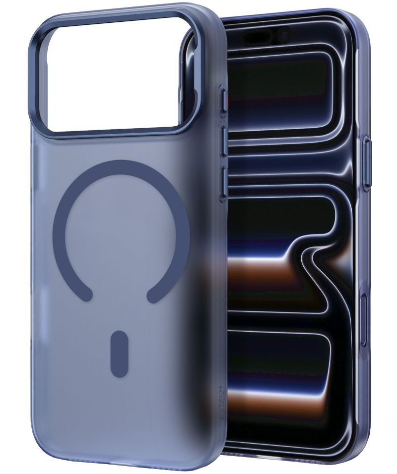 MagSafe-deksel for Apple iPhone 18 Pro / 17 Pro, Tech-Protect, MagZero, Matt Marineblå
