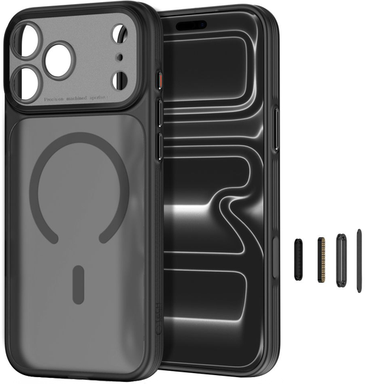 MagSafe-deksel for Apple iPhone 18 Pro Max / 17 Pro Max, Tech-Protect, MagPrime CC, Matt svart
