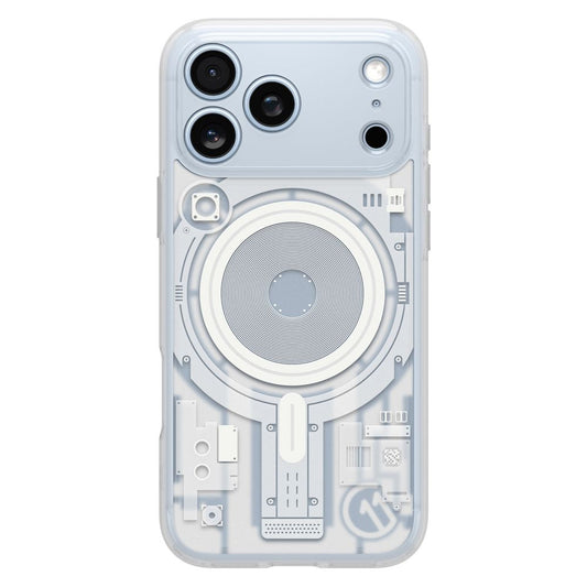 MagSafe-deksel til Apple iPhone 18 Pro / 17 Pro, Spigen, C11 Ultra Hybrid MagFit Element, hvit ACS12308