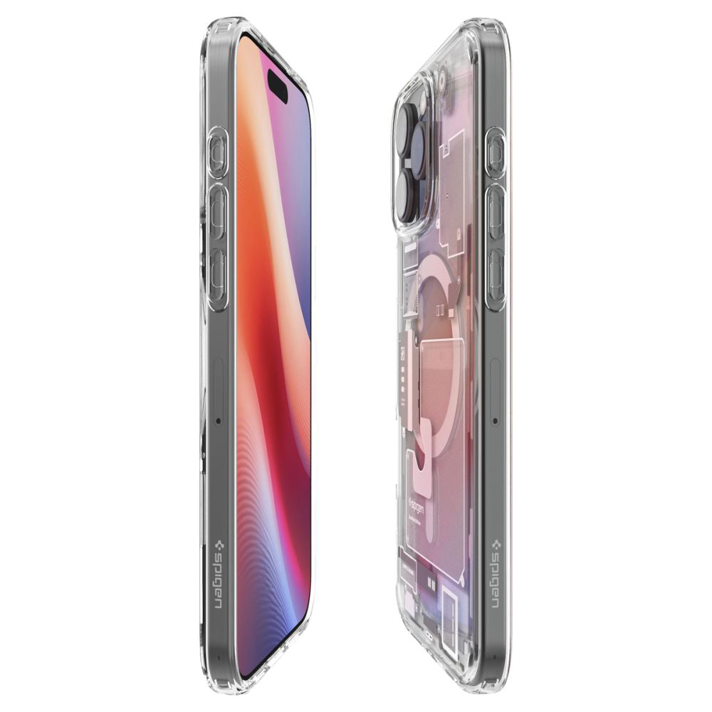 MagSafe-deksel for Apple iPhone 16 Pro Max, Spigen, Ultra Hybrid Zero One, Grå ACS08381