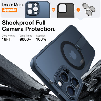 MagSafe-deksel for Apple iPhone 16 Pro Max, Torras, Pstand Spin, Svart