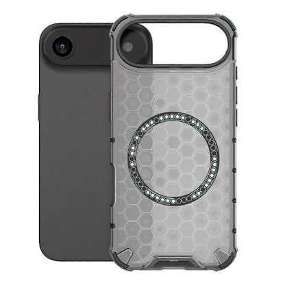 MagSafe-deksel for Apple iPhone 17 Air, Techsuit, HoneyComb Shield, Svart