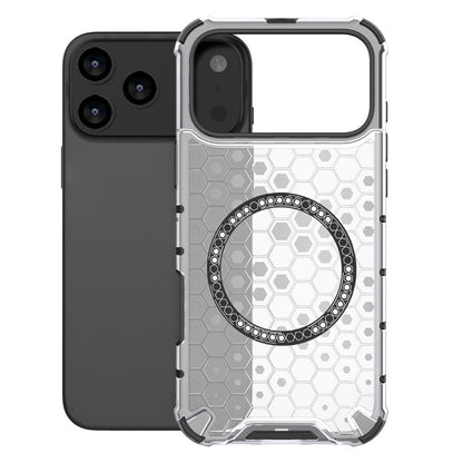MagSafe-deksel for Apple iPhone 17 Pro Max, Techsuit, HoneyComb Shield, Hvit