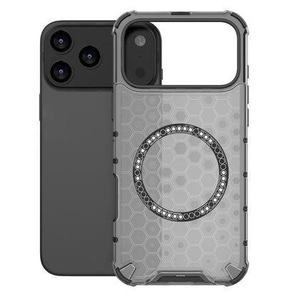 MagSafe deksel for Apple iPhone 17 Pro Max, Techsuit, HoneyComb Shield, Svart