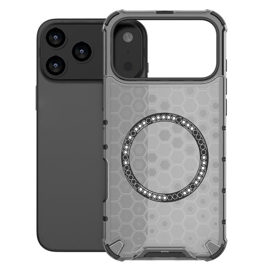 MagSafe deksel for Apple iPhone 17 Pro Max, Techsuit, HoneyComb Shield, Svart
