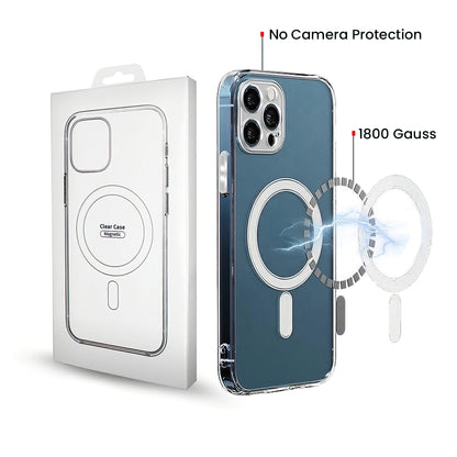 MagSafe deksel for Apple iPhone 17, OEM, Klar, Gjennomsiktig