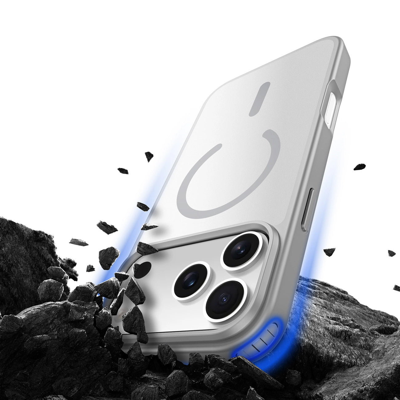 MagSafe-deksel for Apple iPhone 17 Pro, DUX DUCIS, Yind, Grå