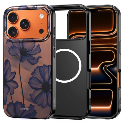 MagSafe-deksel for Apple iPhone 17 Pro Max, Tech-Protect, Lamano Velvet Night, Svart