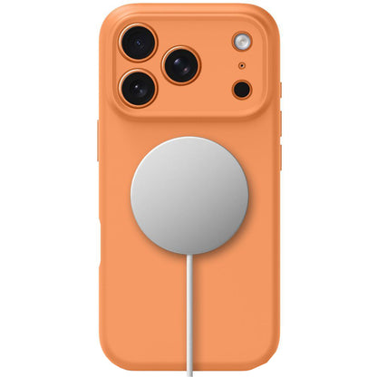 MagSafe-deksel for Apple iPhone 17 Pro Max, Tech-Protect, Silikon, Oransje