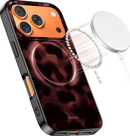 MagSafe-deksel for Apple iPhone 17 Pro Max, Tech-Protect, Lamano Panther, Svart