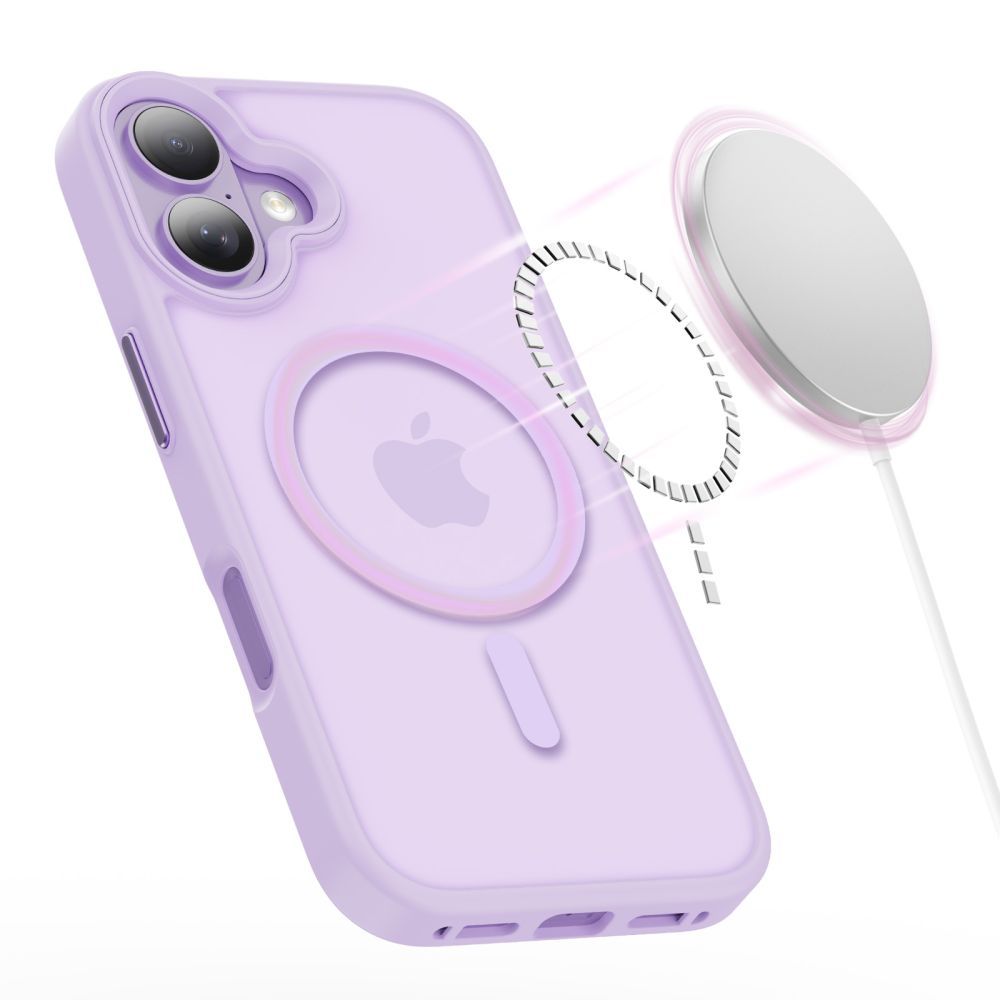 MagSafe-deksel for Apple iPhone 17, Tech-Protect, Magmat, Lilla Matt