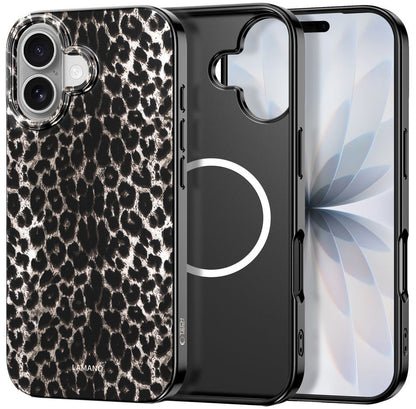 MagSafe-deksel for Apple iPhone 17, Tech-Protect, Lamano Leopard, Svart