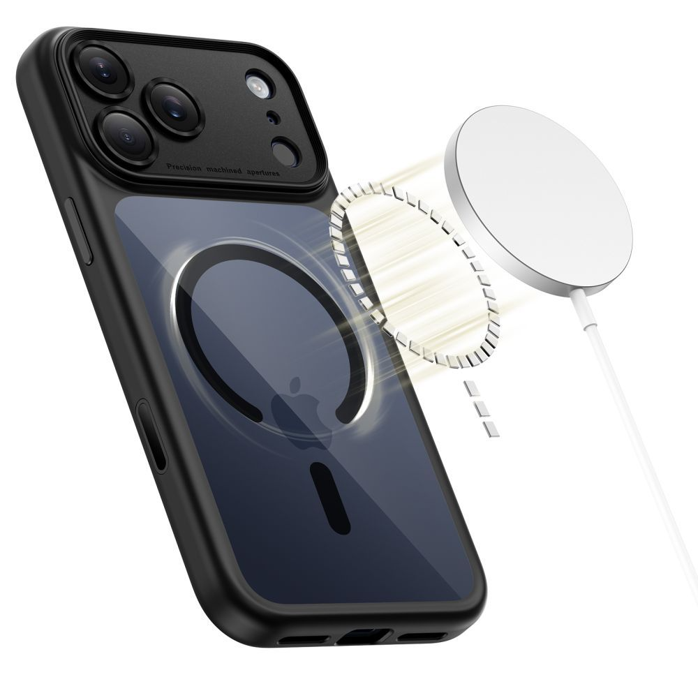 MagSafe-deksel for Apple iPhone 17 Pro, Tech-Protect, MagPeak, Marineblå
