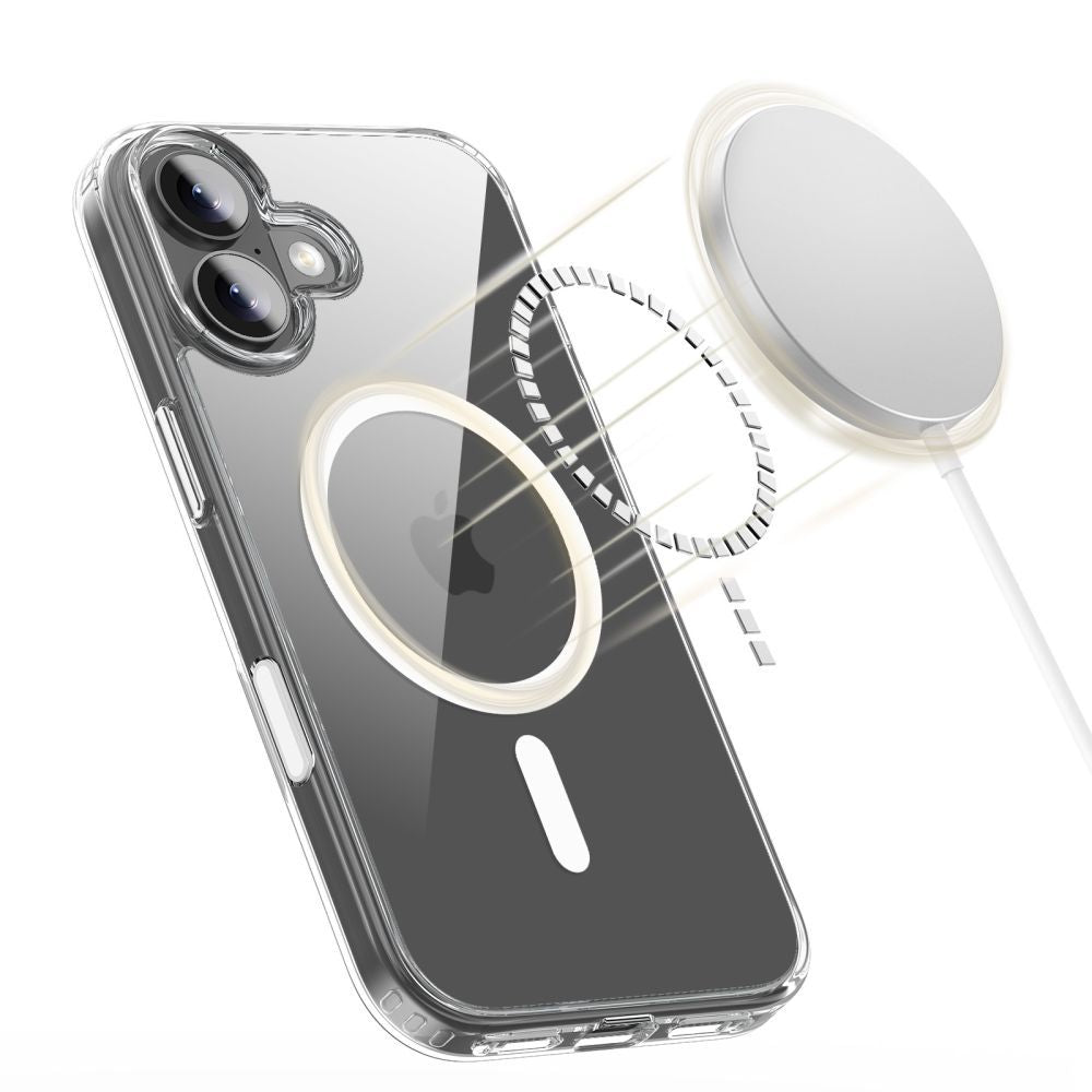 MagSafe-deksel for Apple iPhone 17, Tech-Protect, Flexair Hybrid CC, Gjennomsiktig