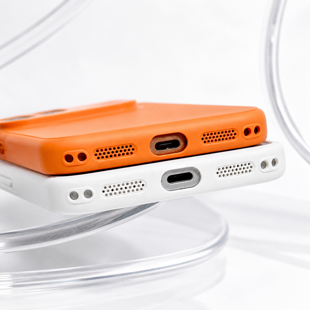 MagSafe-deksel for Apple iPhone 17 Pro Max, OEM, Genuine Glass, Oransje