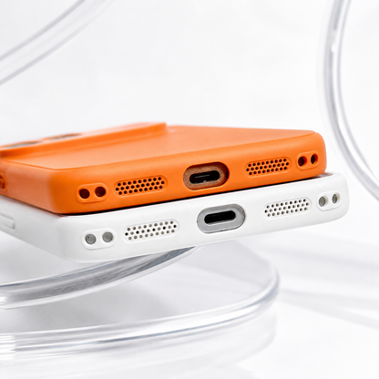 MagSafe-deksel for Apple iPhone 17 Pro Max, OEM, Genuine Glass, Oransje