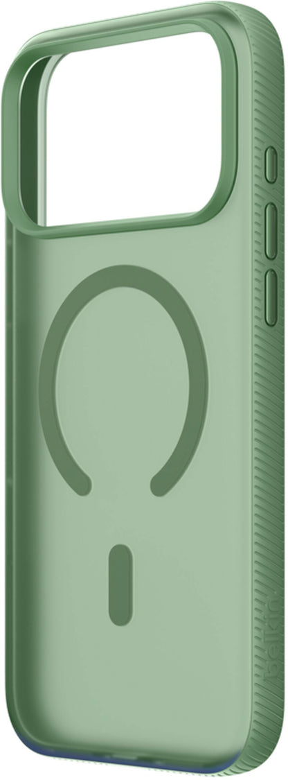 MagSafe-deksel for Apple iPhone 17 Pro, Belkin, SheerForce Grip, Grønn MSA035hqSE